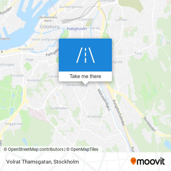 Volrat Thamsgatan map