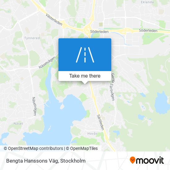 Bengta Hanssons Väg map