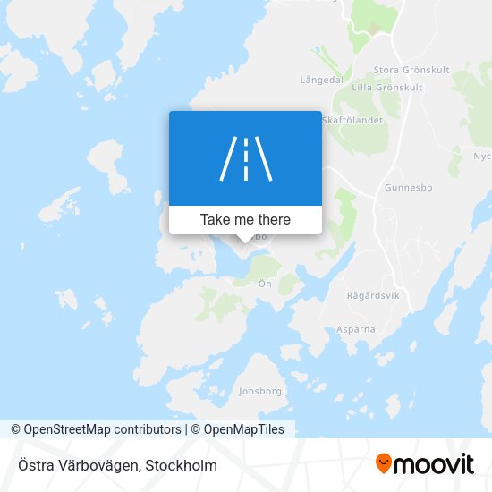 Östra Värbovägen map