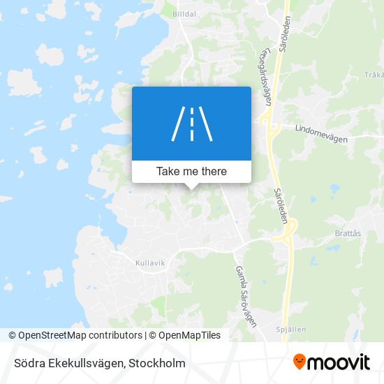 Södra Ekekullsvägen map