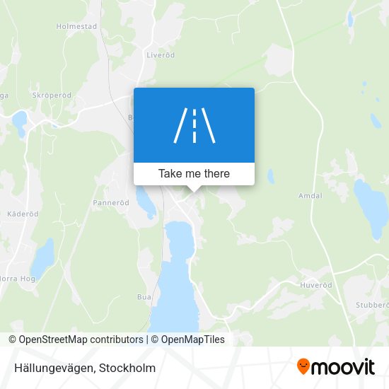 Hällungevägen map