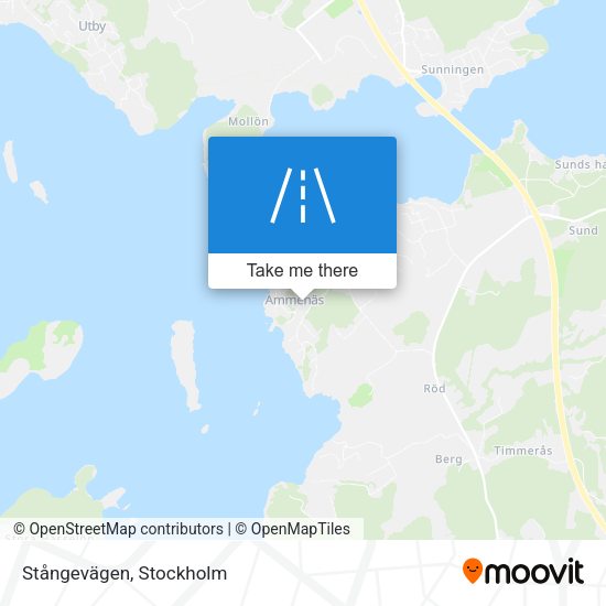 Stångevägen map