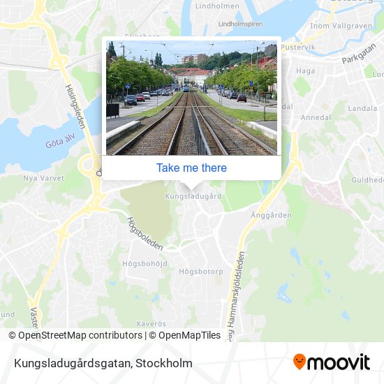 Kungsladugårdsgatan map