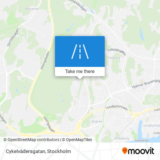 Cykelvädersgatan map