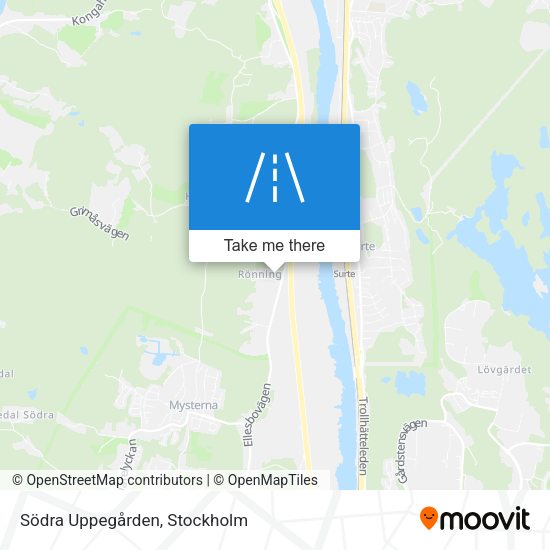 Södra Uppegården map