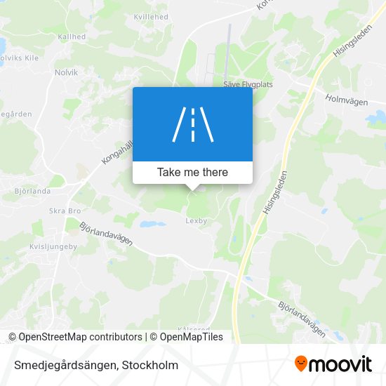 Smedjegårdsängen map