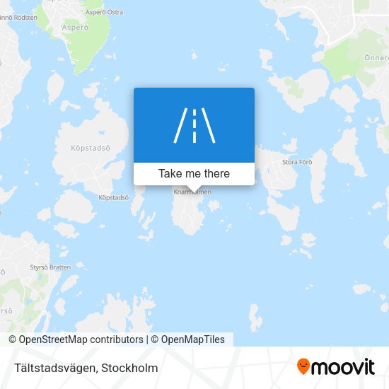 Tältstadsvägen map