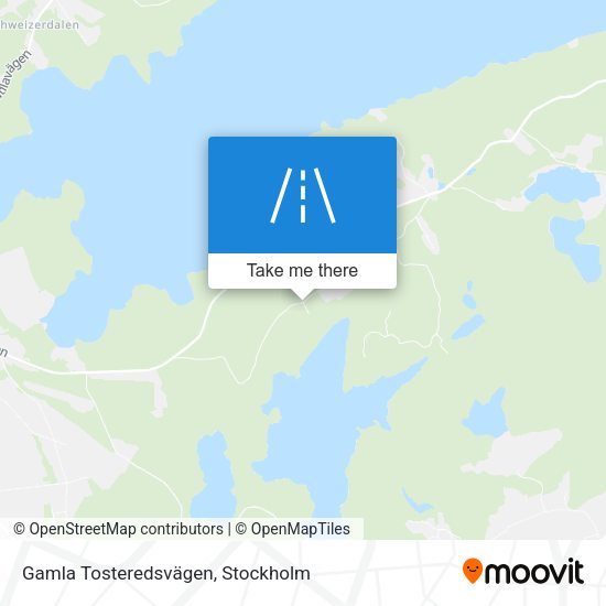 Gamla Tosteredsvägen map