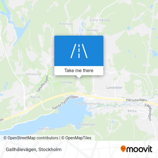 Gallhålevägen map