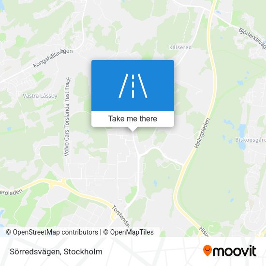 Sörredsvägen map