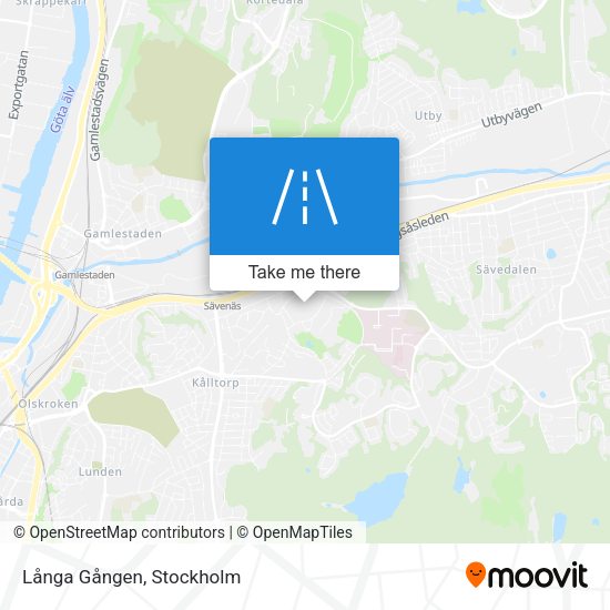 Långa Gången map