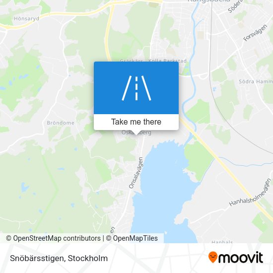 Snöbärsstigen map