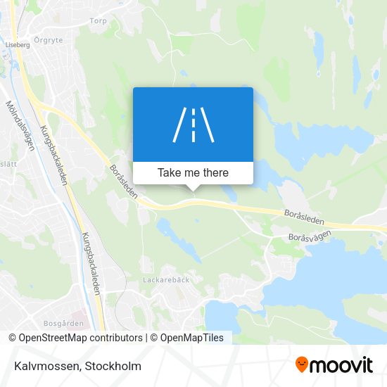 Kalvmossen map