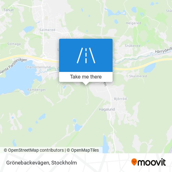 Grönebackevägen map