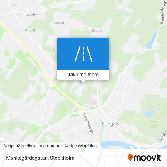 Munkegärdegatan map