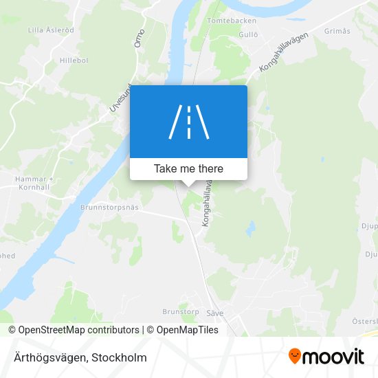 Ärthögsvägen map