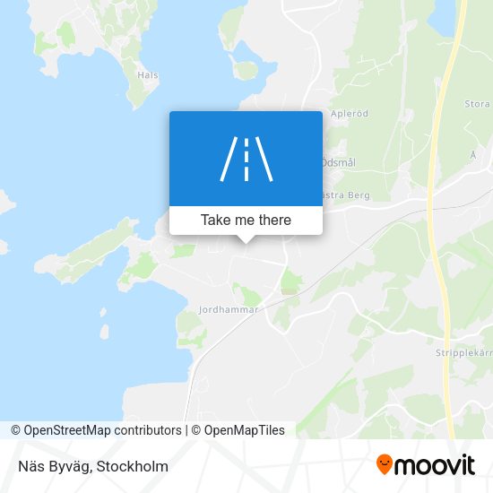 Näs Byväg map