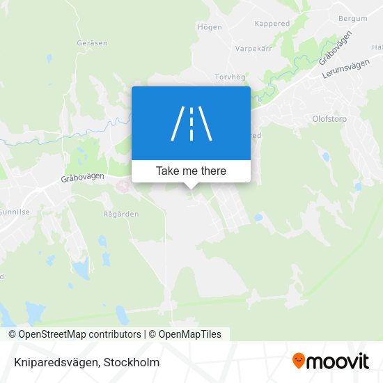 Kniparedsvägen map