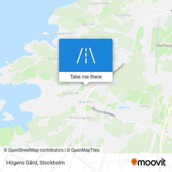 Högens Gård map