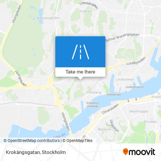 Krokängsgatan map