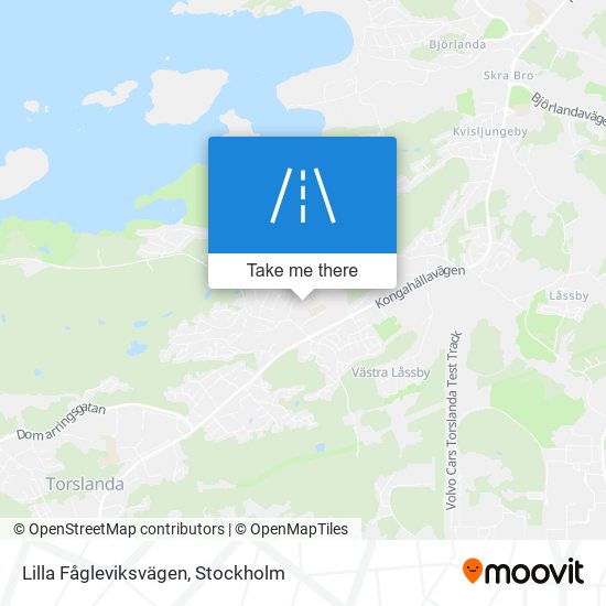 Lilla Fågleviksvägen map