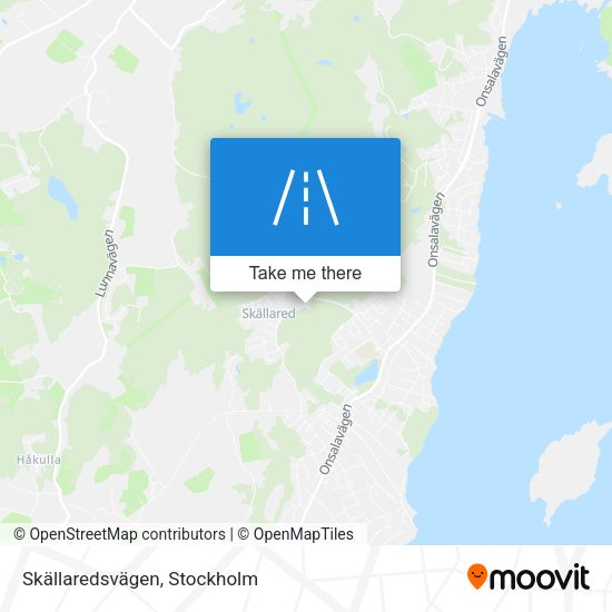 Skällaredsvägen map