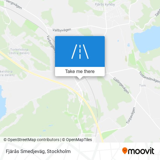 Fjärås Smedjeväg map