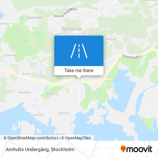 Amhults Undergång map
