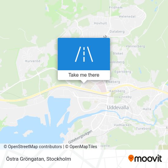 Östra Gröngatan map
