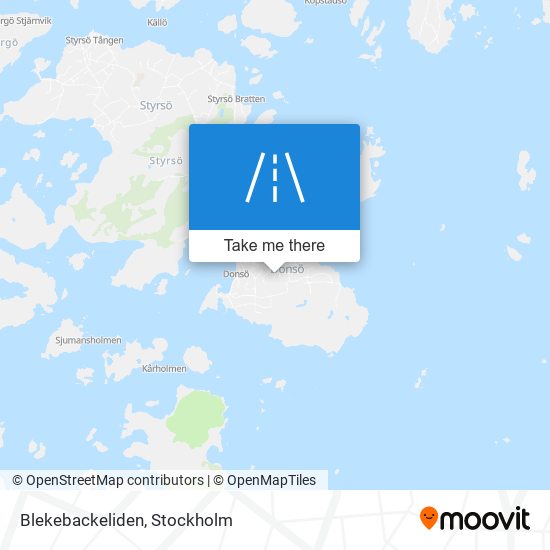 Blekebackeliden map