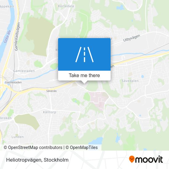 Heliotropvägen map