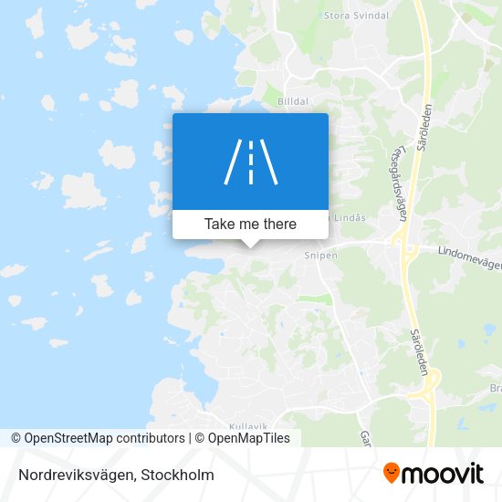 Nordreviksvägen map
