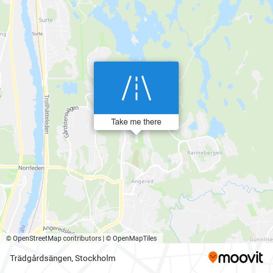 Trädgårdsängen map