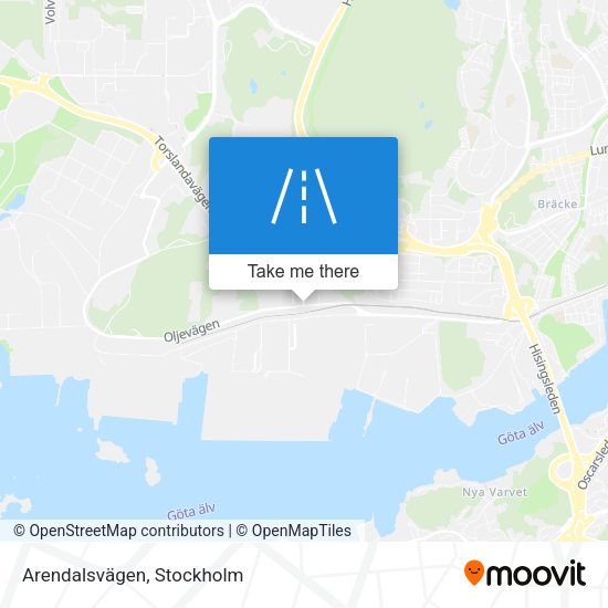 Arendalsvägen map