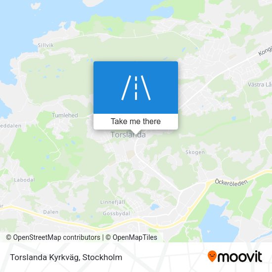 Torslanda Kyrkväg map