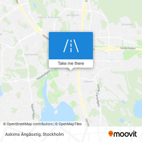 Askims Ängåsstig map