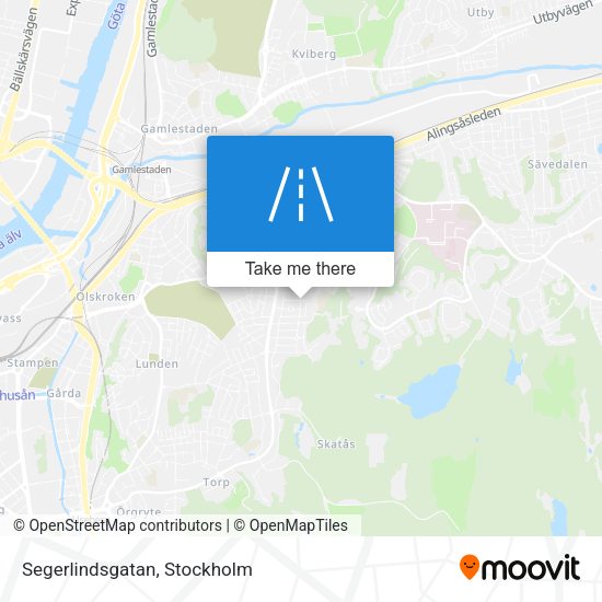 Segerlindsgatan map