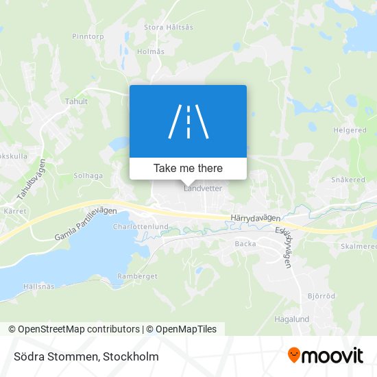 Södra Stommen map