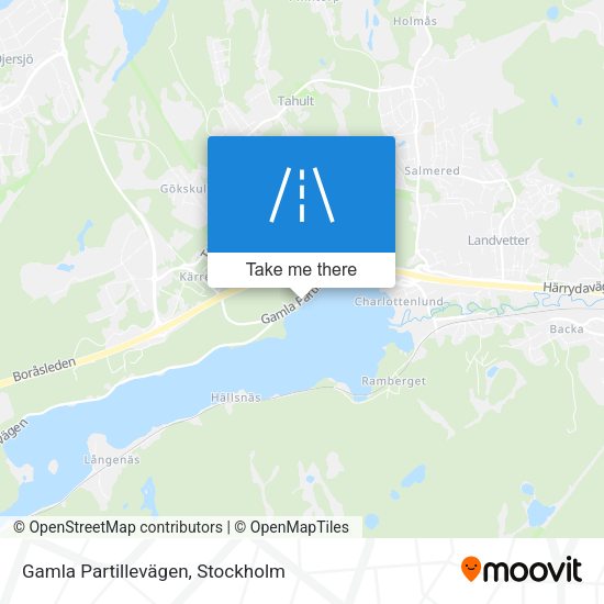 Gamla Partillevägen map