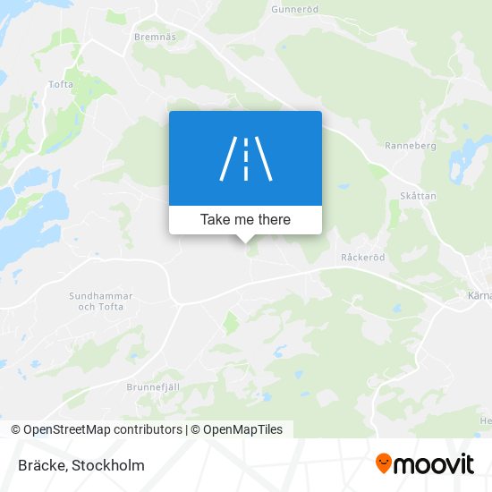 Bräcke map