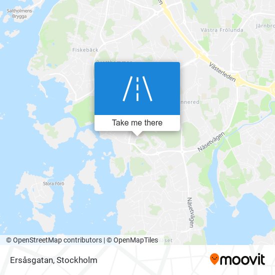 Ersåsgatan map