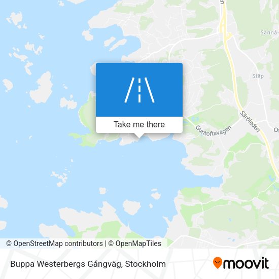 Buppa Westerbergs Gångväg map