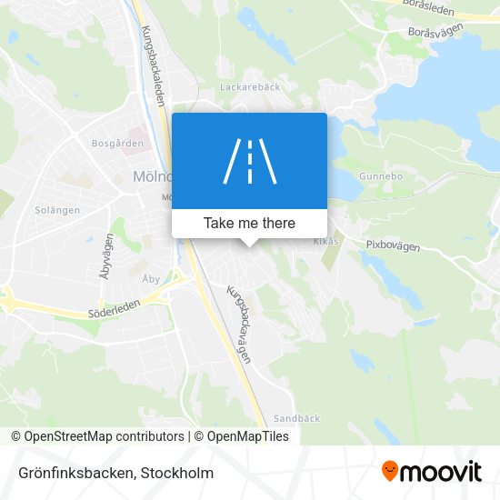 Grönfinksbacken map