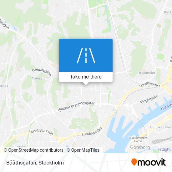 Bååthsgatan map