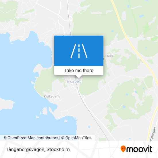 Tångabergsvägen map