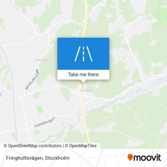 Fringhultsvägen map