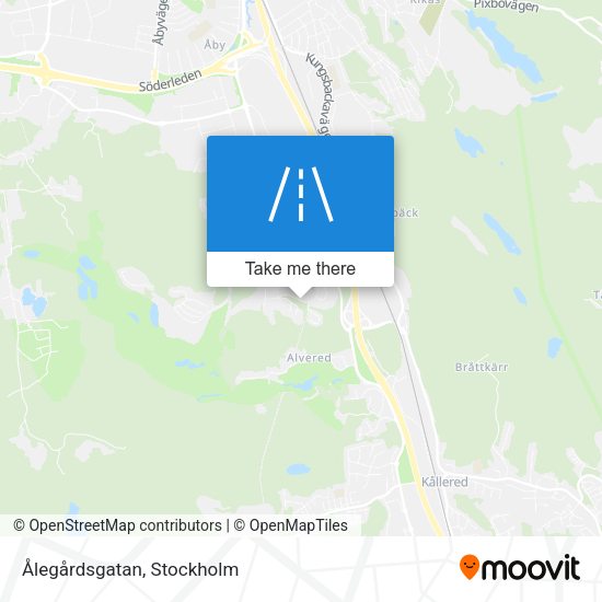 Ålegårdsgatan map