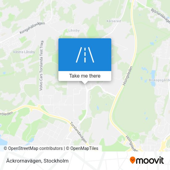 Äckrornavägen map