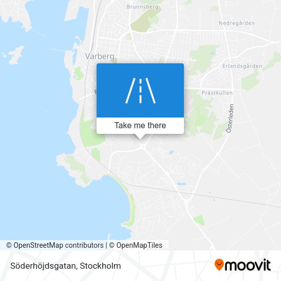 Söderhöjdsgatan map