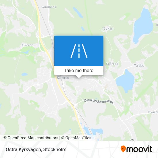 Östra Kyrkvägen map